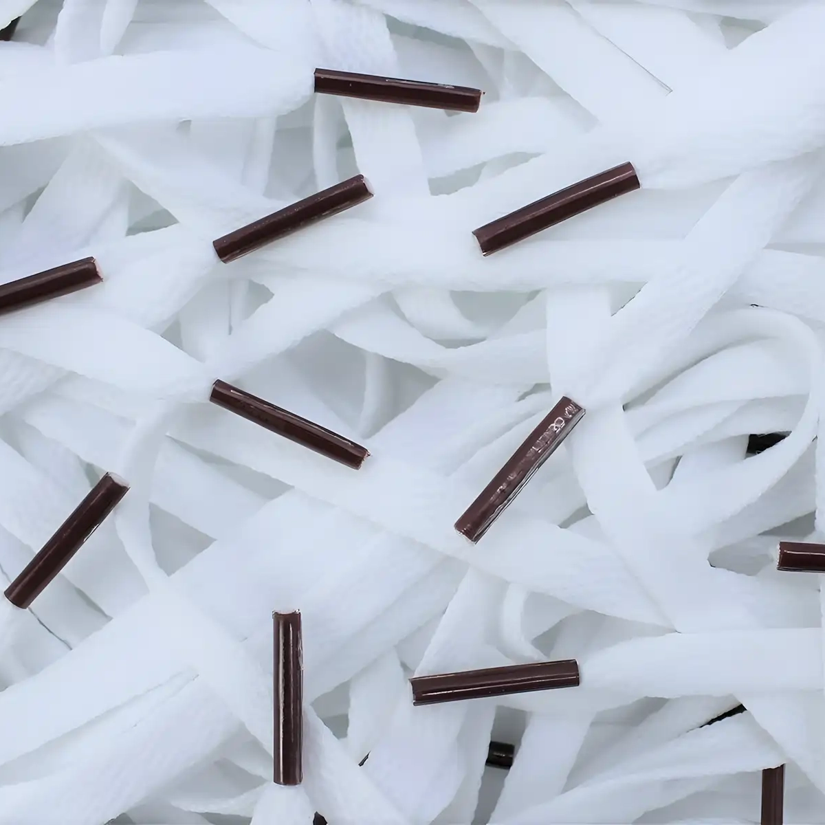 Colored Tips Nike Laces Burgundy Nike Veters