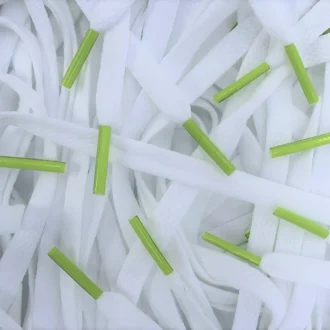 Colored Tips Nike Laces Lime Volt Veters Neon Gifgroen