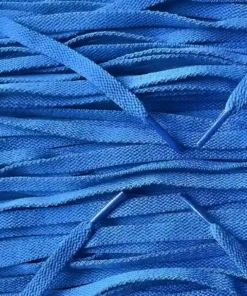 Flat Nike laces Ocean Blue Oceaanblauw