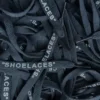 Off White SHOELACES laces veters Dark Grey Donkergrijs