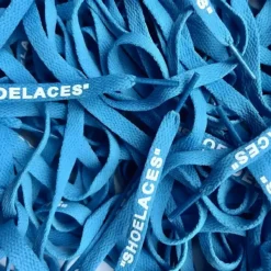 Off White SHOELACES laces veters Light Blue