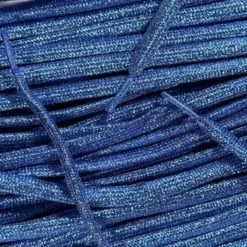 Glitter veters Koningsblauw 8 mm