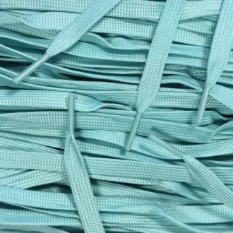 Glow in the Dark veters Babyblauw 9 mm