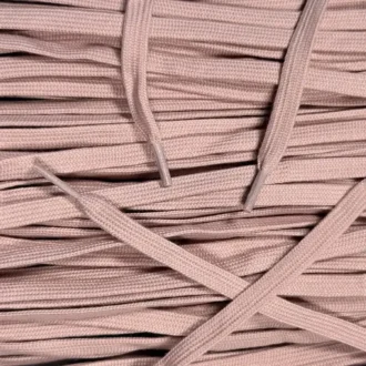 Katoenen veters Babyroze 8 mm