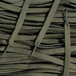 Katoenen veters Olijfgroen 8 mm