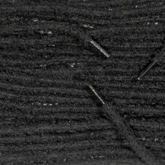 Teddy veters Zwart 8 mm