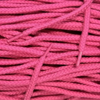 Touw veters Donkerroze 8 mm