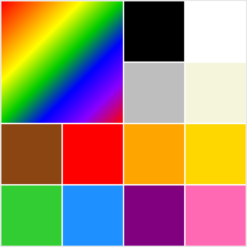 Veters per kleur