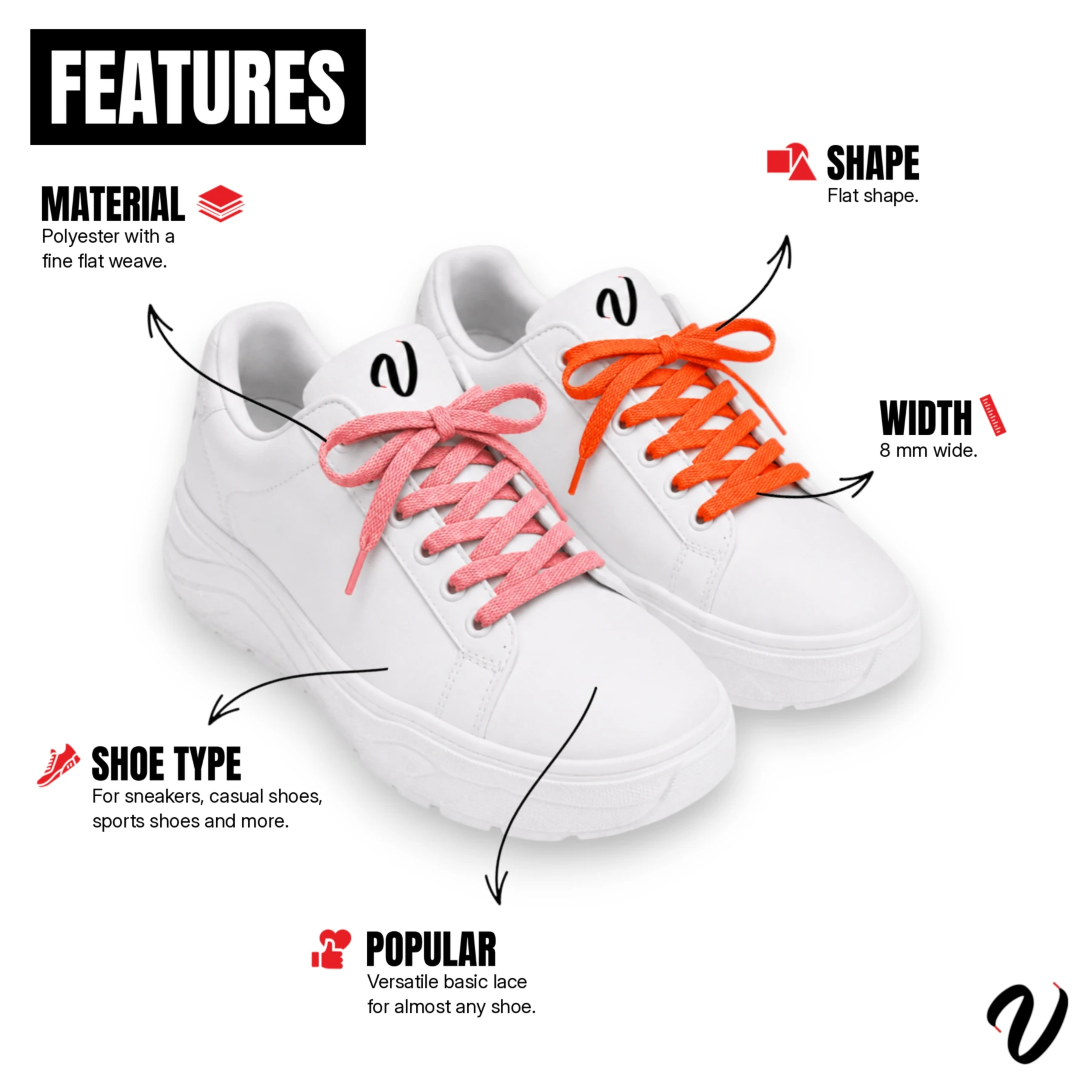 Puma Laces - Dark Infrared