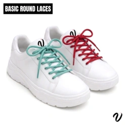 Round Laces - Grey (5-Pack)