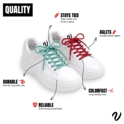 Round Laces - Grey (5-Pack)