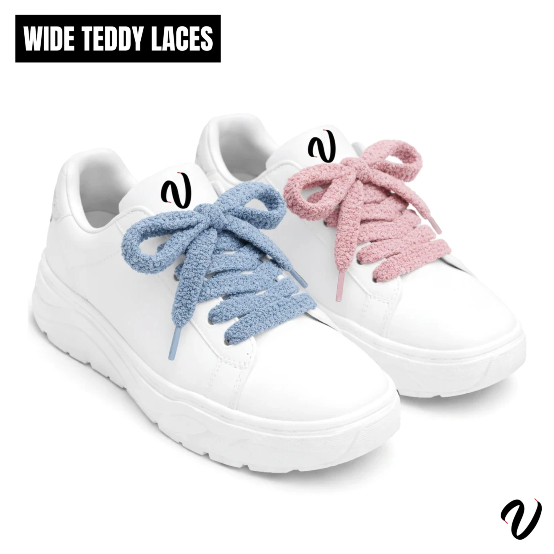 Teddy Laces - Grey (5-Pack)