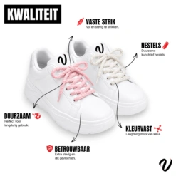 Touw veters - Zwart