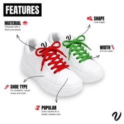 Fat Oval Laces - Bright White