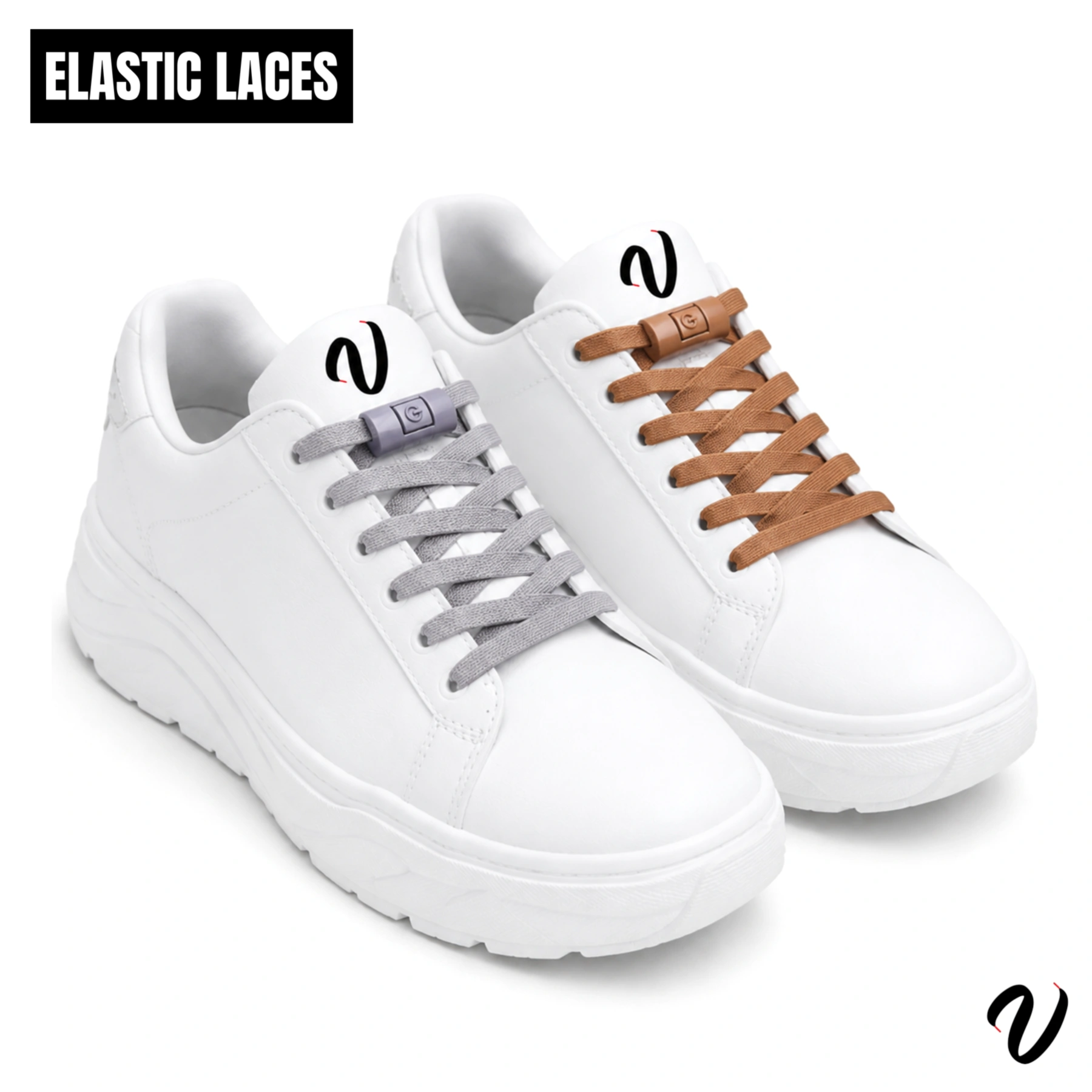 Elastic Laces - Hazelnut