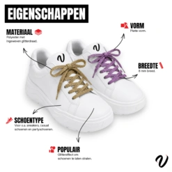Glitter veters - Zwart
