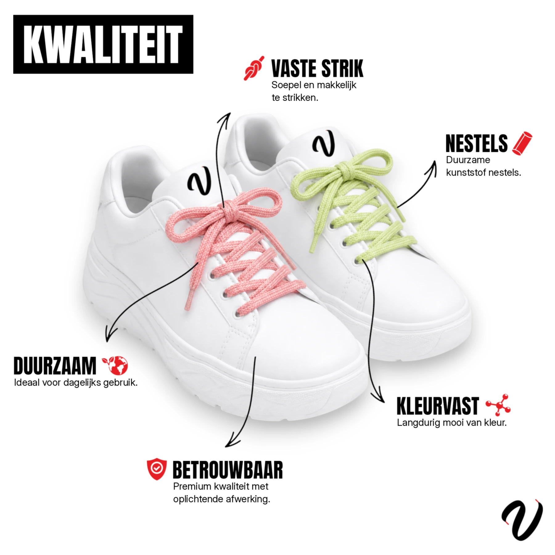 Glow in the Dark veters - Wit