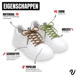 Ronde outdoor veters - Zwart Wit