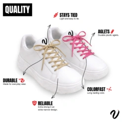 Thin Laces - Polka Black