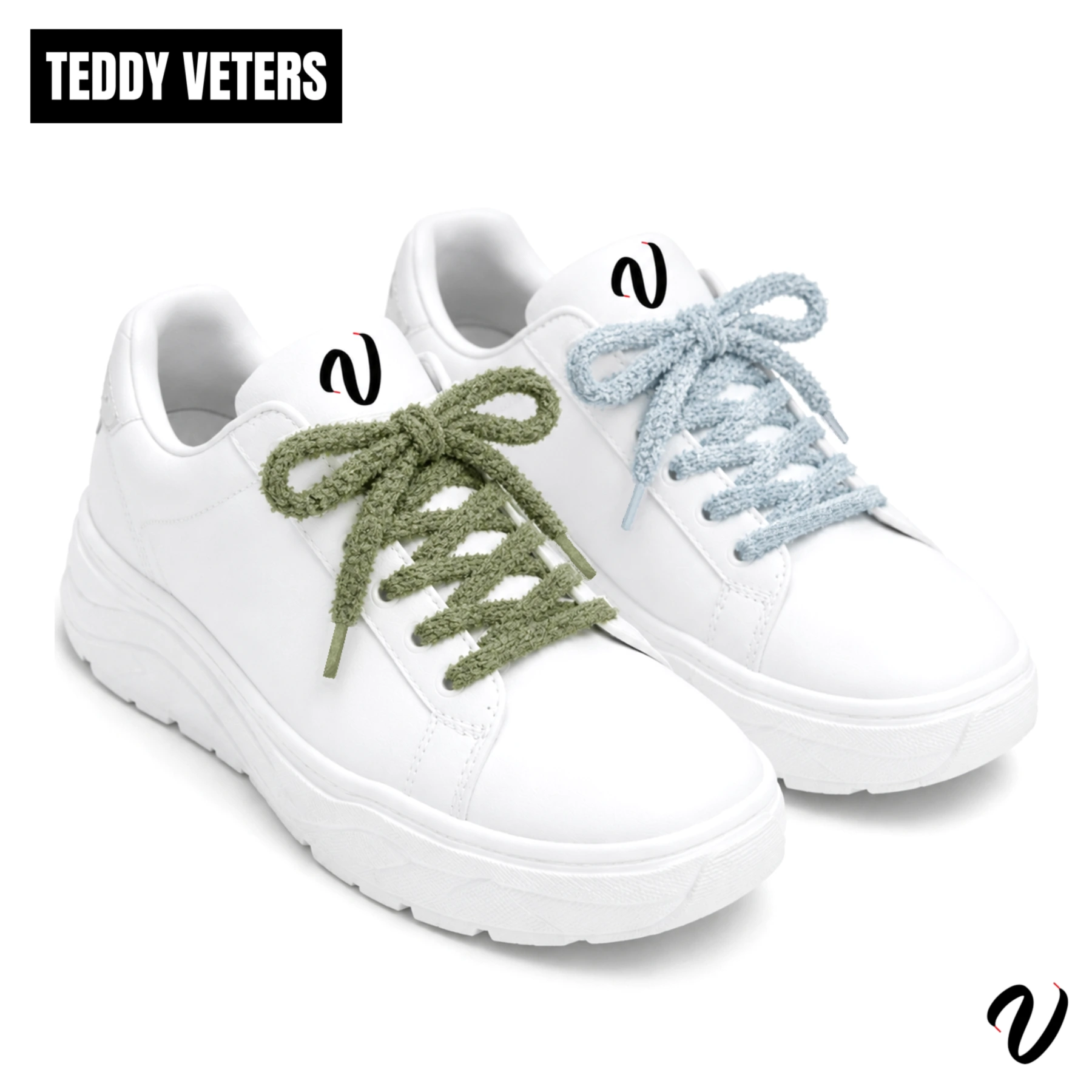 Teddy veters - Zwart